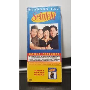 SEINFELD - Complete Seasons 1-2 4-dvds Sealed RARE Collector's Bonus Features